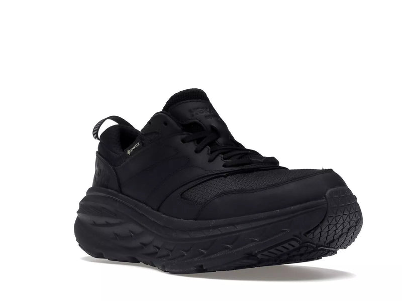 1129973 HOKA ONE ONE BONDI L GORE-TEX BLACK SIZE WOMENS 6/MENS 5 Like New