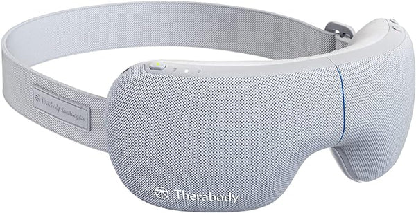 Therabody Smart Goggles Biometric Heated Facial Massage TM03348-01 - WHITE Like New