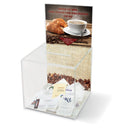 OFFICEMAX BALLOT BOX 21.1 CM X 38.7 CM X 21.1 CM CLEAR 1375138 - Like New