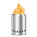 RADD KEEP TABLETOP FIRE PIT SMOKELESS PELLET STOVE CARRY BAG - SILVER - Like New