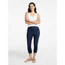 TIME AND TRU WOMEN'S CAPRI JEGGINGS, SIZES SMALL 4-6 - DARK WASH JEANS - Brand New