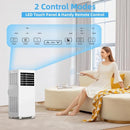DAINSLEF 8000 BTU PORTABLE AIR CONDITIONER, BLACK COVER - WHITE-BLACK COVER - Like New