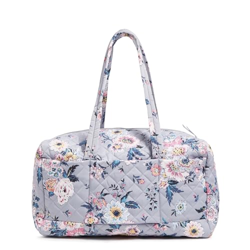 27295-18476 VERA BRADLEY TWILL LARGE TRAVEL DUFFLE BAG PARISIAN BOUQUET NOS - Like New