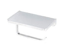 LINKAA Toilet Paper Holder with Shelf Polished Chrome Bathroom - Scratch & Dent