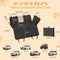 LUFEBUT HARD BOTTOM HOLDS 420LBS DOG CAR SEAT COVER BACK SEAT EXTENDER - BLACK - Like New