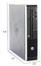 HP COMPAQ 8200 ELITE USFF I5-2500 8GB 128GB SSD H2V31US-ABA - BLACK Like New