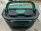 BEVCEKNS ELECTRIC LUNCH BOX 3 IN 1 PORTABLE HEATING 1.5L STAINLESS - BLUE/GREEN - Like New