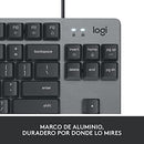 LOGITECH K835 TKL ALUMINUM MECHANICAL KEYBOARD WITH CABLE - TENKEYLESS QUIET - Like New
