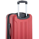TRAVELERS CLUB CHICAGO HARDSIDE EXPANDABLE SPINNER LUGGAGE 5 PIECE SET - Red - Like New