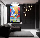 Lunabode LED Double Ring Dimmable LED Ceiling Light, Flush Mount, Porch & Room - Brand New