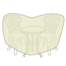 SMART LIVING 2D-PF74005 Bistro Set Cover, 74" x 44", Large, KHAKI - Like New