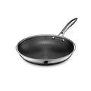 HEXCLAD 10 INCH HYBRID NONSTICK FRYING PAN STAY-COOL HANDLE DISHWASHER - BLACK - Like New