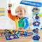 Guolely Busy Board Montessori Toy Activity Developing Sensory Board - Blue - Like New