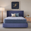 SERTA FIVE STAR MATTRESS TRANQUILITY 14" FIRM QUEEN MATTRESS - BLUE - Brand New