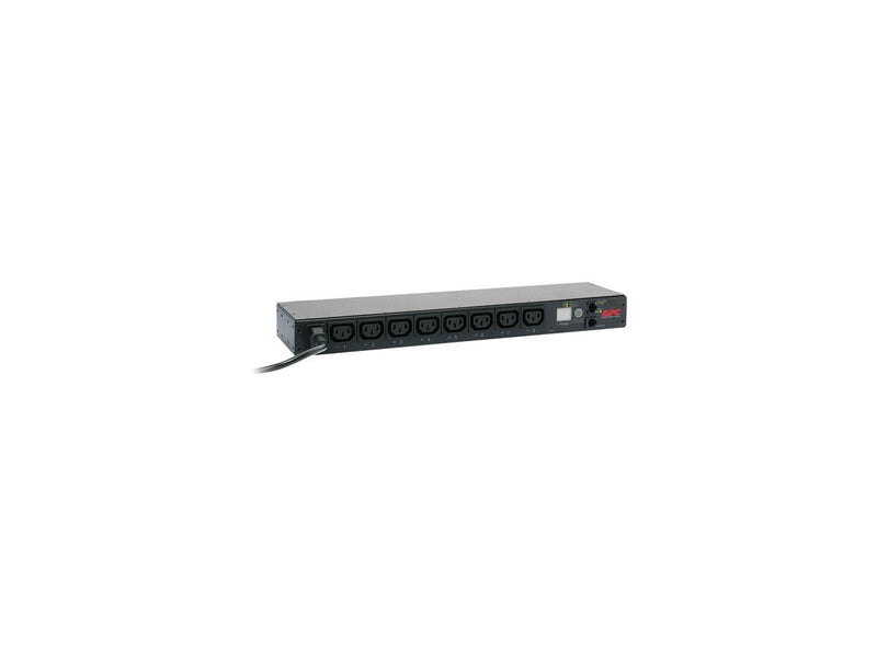 APC Rack PDU, Switched, 1U, 12A/208V, 10A/230V, (8)C13