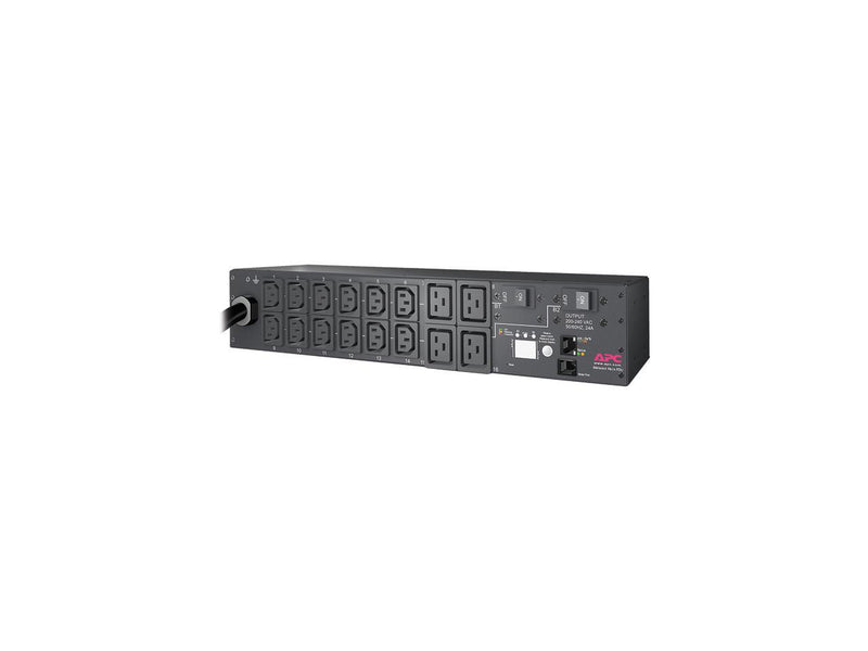 APC Rack PDU, Metered, 2U, 30A, 208V, 12 x C13s & 4 x C19