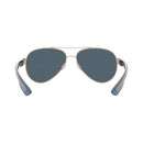 COSTA DEL MAR UNISEX COSTA LORETO POLARIZED SUNGLASSES 56MM GOLDEN PEARL/GRAY - Like New