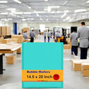 iMBAPrice 14.25x20" Teal Bubble Mailers 50-Pack Jumbo Padded Poly