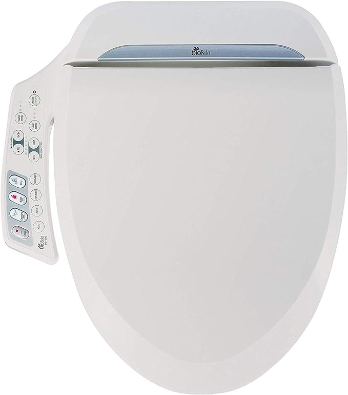 Bio Bidet Ultimate BB-600 Adjustable Heated Seat Dual Nozzle Elongated - WHITE Like New