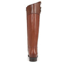 Vionic Women's Tall Boot Zip Up Brown Leather 7.5 Medium- Wide Calf - Brand New