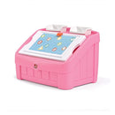 Step2 2-in-1 Toy Box & Art Lid, Kids Toy Storage Bin & Organizer, 848899 - Pink - Like New