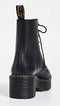 23921001 DR. MARTENS WOMEN'S SHRIVER HI FASHION BOOT BLACK/BWYOMING SIZE 6 - Like New