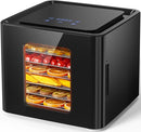 SENDRY Food Dehydrator 6 Stainless Steel Trays LED Touch Control 158°F - BLACK - Like New