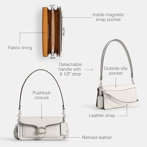 COACH TABBY SHOULDER BAG 20 - LH/CHALK - Brand New
