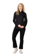 CHEF WORKS WOMEN'S LANSING CHEF COAT SIZE WOMEN M BLACK - Brand New