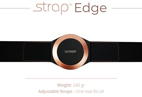 WOOJER EDGE STRAP, PORTABLE HAPTIC TRANSDUCER STRAP BLACK/BRONZE WJRESE101 - Like New