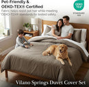 SOUTHSHORE FINE LIVING OVERSIZED KING/CALIFORNIA KING DUVET - DARK TAUPET - Like New