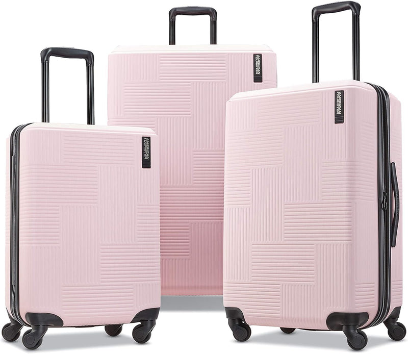 AMERICAN TOURISTER STRATUM XLT EXPANDABLE HARDSIDE LUGGAGE 3-PIECE - PINK BLUSH - Brand New