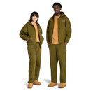 TB0A6HNY TIMBERLAND WASHED DUCK CANVAS HOODED BOMBER MEN'S M - DARK OLIVE - Brand New
