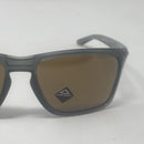 OAKLEY SYLAS MEN'S SUNGLASSES - GRAY FRAME, BROWN LENS/OAKLEY LOGO 57-17-142 - Like New