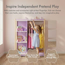 HUMBLE CREW KIDS DRESS UP CLOSET STORAGE SHELVES PB485 - PURPLE - Like New