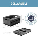 CLEVERMADE COLLAPSIBLE STORAGE BINS STACKABLE 8535467-AAU3PK - STONE - Like New