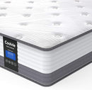 COOLVIE MATTRESS 10 Inch Hybrid Mattress in A Box Built Coils Gel Mattress - Brand New