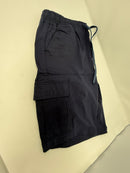 GALAXY BY HARVIC MEN’S STRETCH PULL-ON CARGO SHORTS SIZE: MEN L - NAVY - Brand New