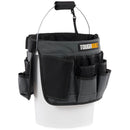 TOUGHBUILT BUCKET ORGANIZER TOOL BUCKET TOOL ORGANIZER 60 Pockets - Gray - Like New