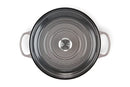 LE CREUSET ENAMELED CAST IRON SIGNATURE BRAISER 3.5 QT. - OYSTER - Like New