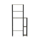 FURINNO TURN-N-TUBE OVER THE TOILET STORAGE FRENCH OAK GRAY/BLACK - Like New