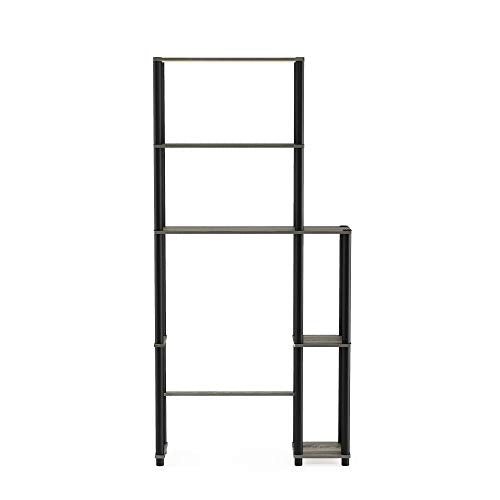 FURINNO TURN-N-TUBE OVER THE TOILET STORAGE FRENCH OAK GRAY/BLACK - Like New