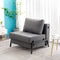 VONANDA SOFA COUCH WITH HIDDEN LEGS - DARK GRAY - Scratch & Dent