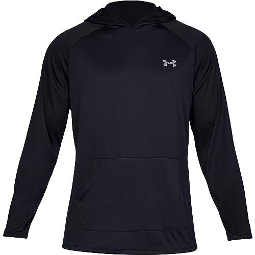 UNDER ARMOUR MEN'S TECH HOODIE 2.0 - SIZE: MEN S - BLACK - Brand New