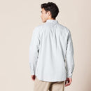 AMAZON ESSENTIALS MEN'S LONG SLEEVE SHIRT REGULARFIT SIZE: MEN XS - LIGHT GREY - Like New