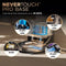 SHARK POWER DETECT 2IN1 ROBOT VACUUM AND MOP WITH NEVERTOUCH PRO BASE - BLACK - Like New