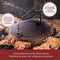 CUISINEL GRILL PRESS - CAST IRON BURGER - 7.5" ROUND PRE-SEASONED - BLACK - Like New