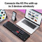 KEYCHRON K5 PRO WIRELESS CUSTOM KEYBOARD GATERON BROWN SWITCH - Scratch & Dent