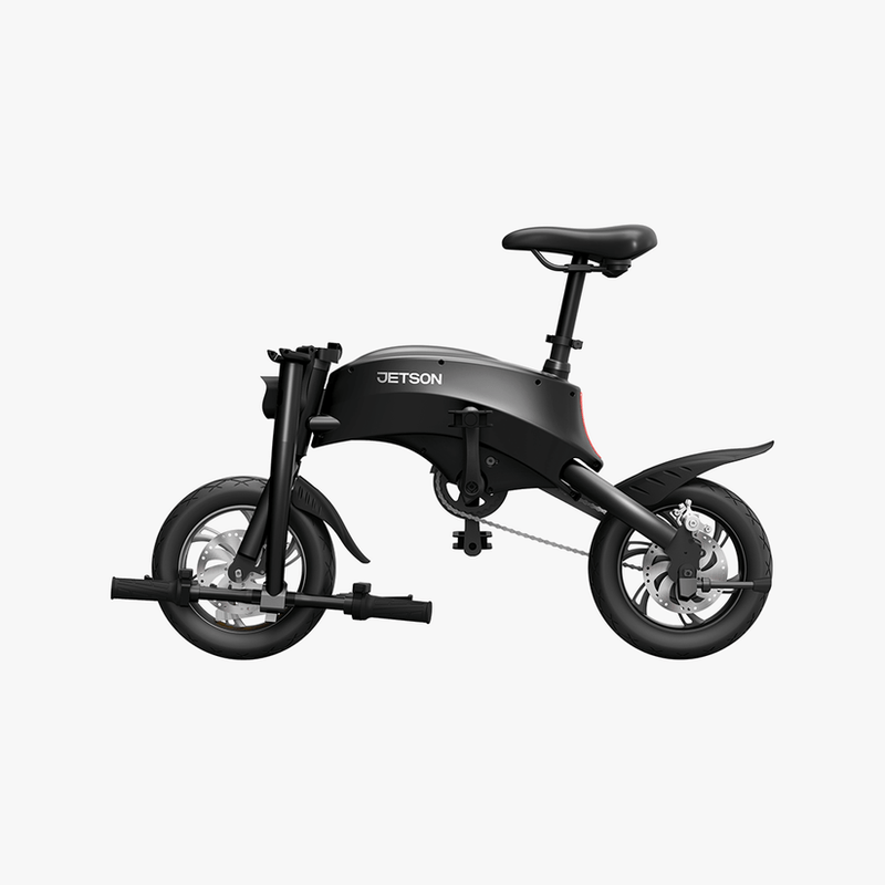 JETSON AXLE 12" FOLDABLE STEP OVER ELECTRIC BIKE - BLACK - Like New