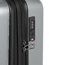 SWISS GEAR SWISSGEAR 7272 ENERGIE HARDSIDE EXPAND LUGGAGE SPINNER 3PC - SILVER - Brand New